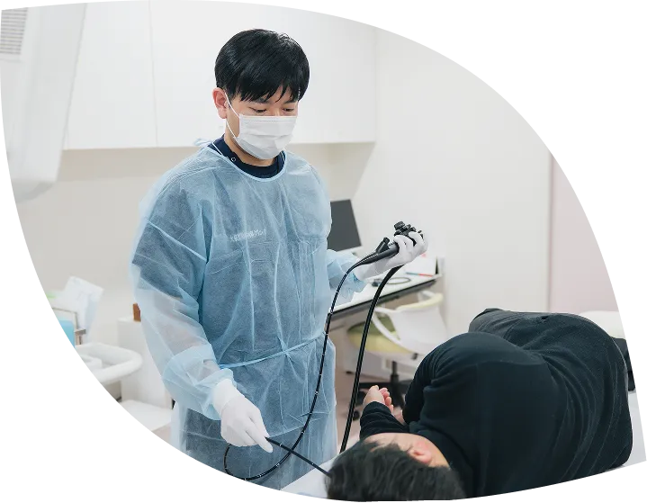 内視鏡検査の様子